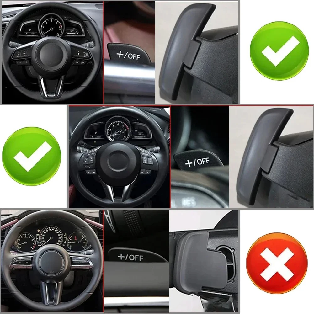마쯔다 2 3 6 CX-3 CX-4 2013 CX-5 2016 2017 2018 MX-5 아텐자 악셀라 2014-2018 차량용 스티어링 휠 시프트 패들 알루미늄 DSG