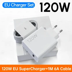 Xiaomi 120W Enhanced Turbo Fast Charger with USB Type - C Cable - EU 120W Charger Set