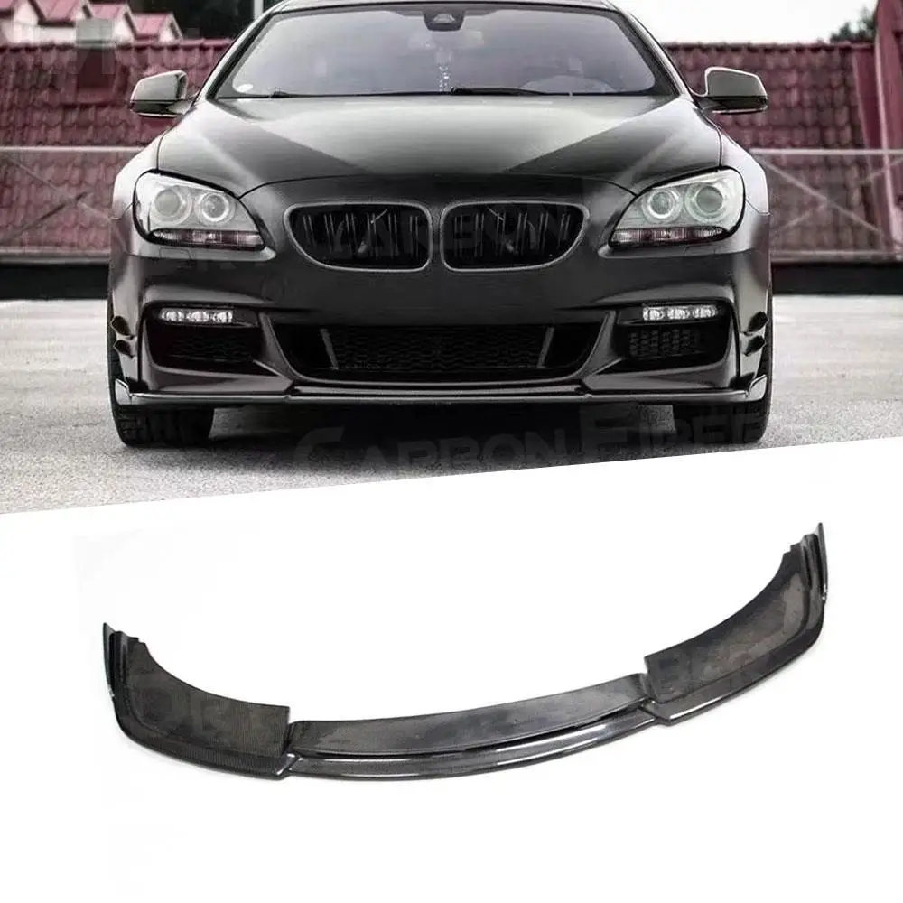 

Передний бампер из углеродного волокна для BMW F06 F12 F13 630 640 650 M Tech Sport 2012 - 2016 FRP, автомобильный Стайлинг, передний спойлер