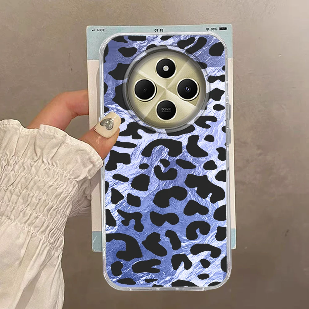 Vintage Red Leopard TPU Phone Case Cover