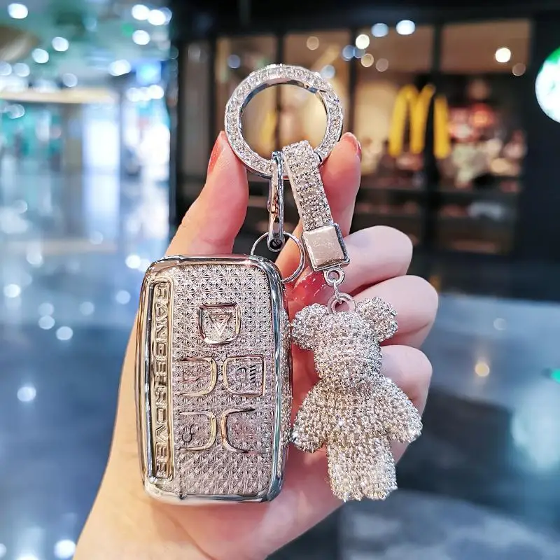 Custodia Per Chiave Auto Shell Per Landrover Range Rover Evoque L Defender Freelander2 Velar Discovery Sport5/4