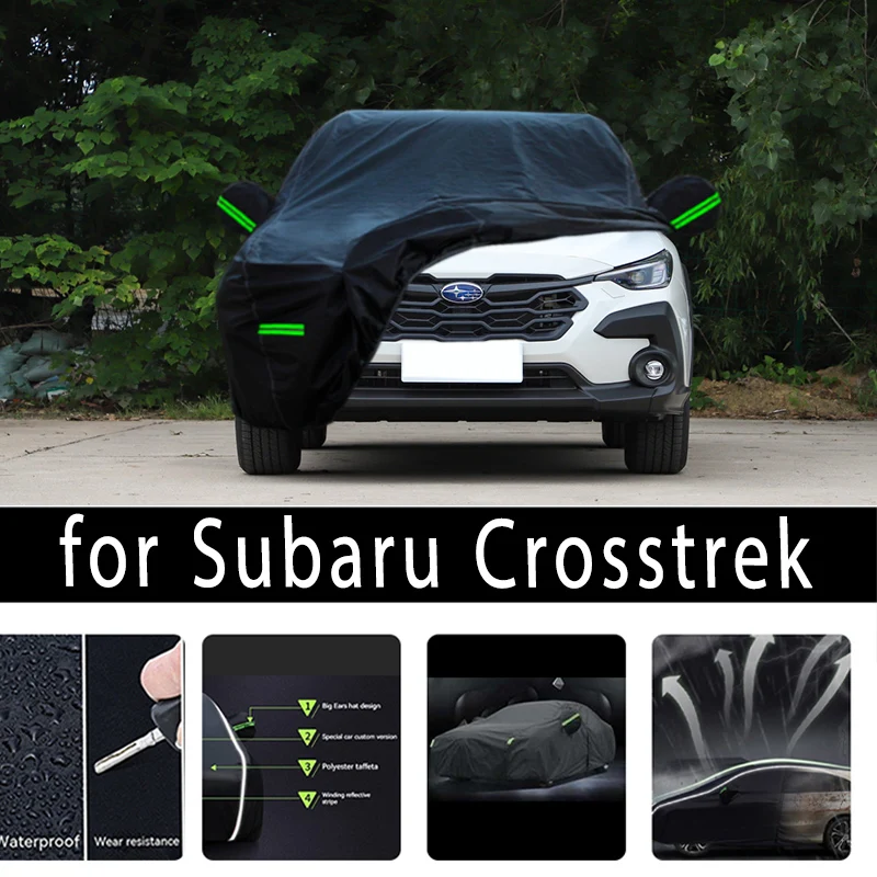 

For Subaru Crosstrek Outdoor Protection Full Car Covers Snow Cover Sunshade Waterproof Dustproof Exterior Car accessories