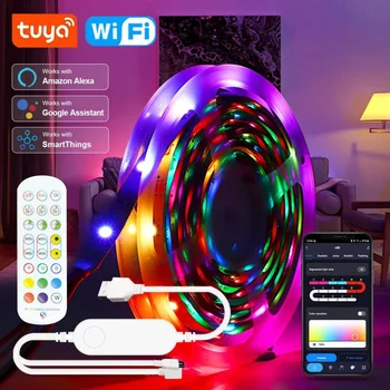 USB RGB LED Strip Lights with App Control 1