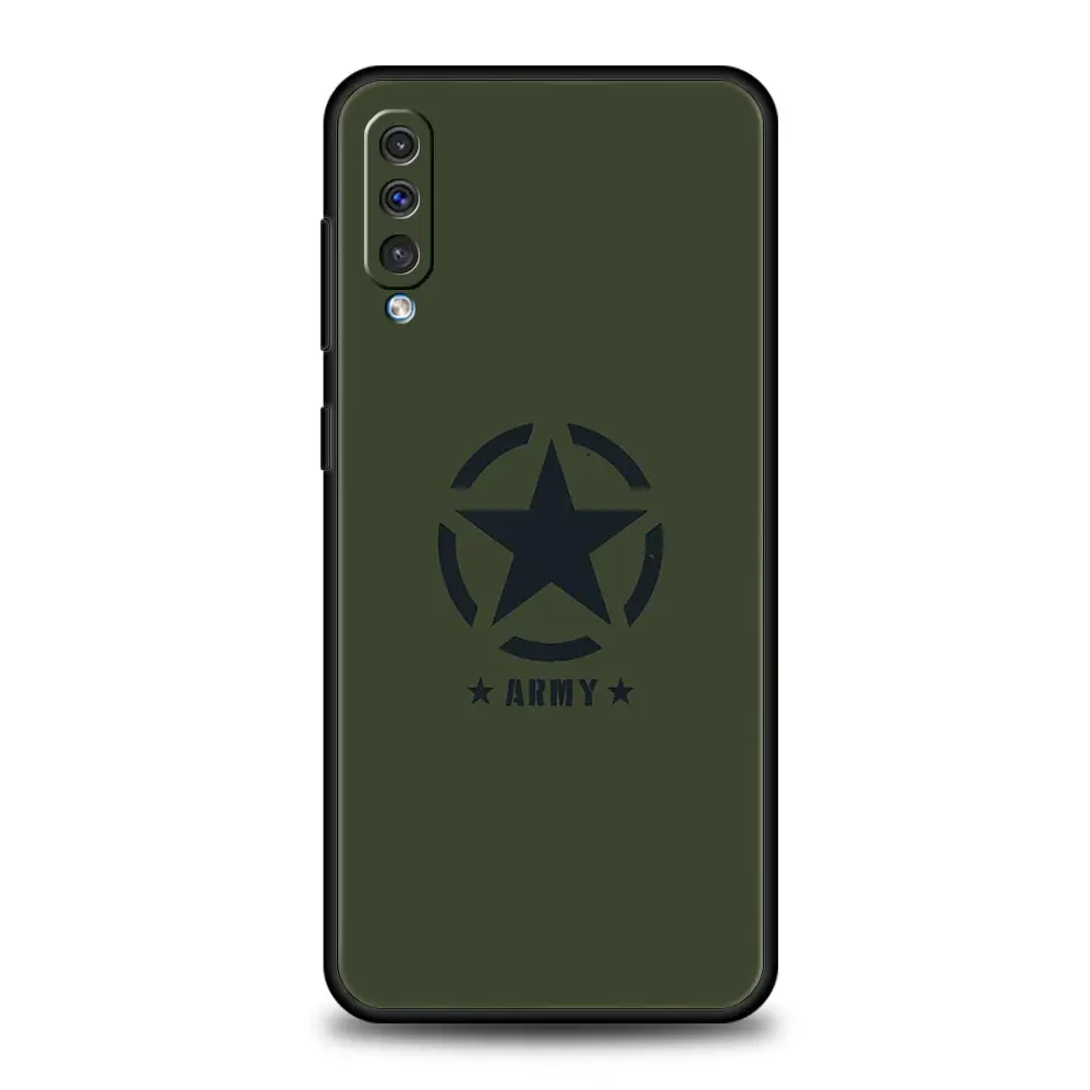 Camouflage Army Star Protective Phone Case Cover