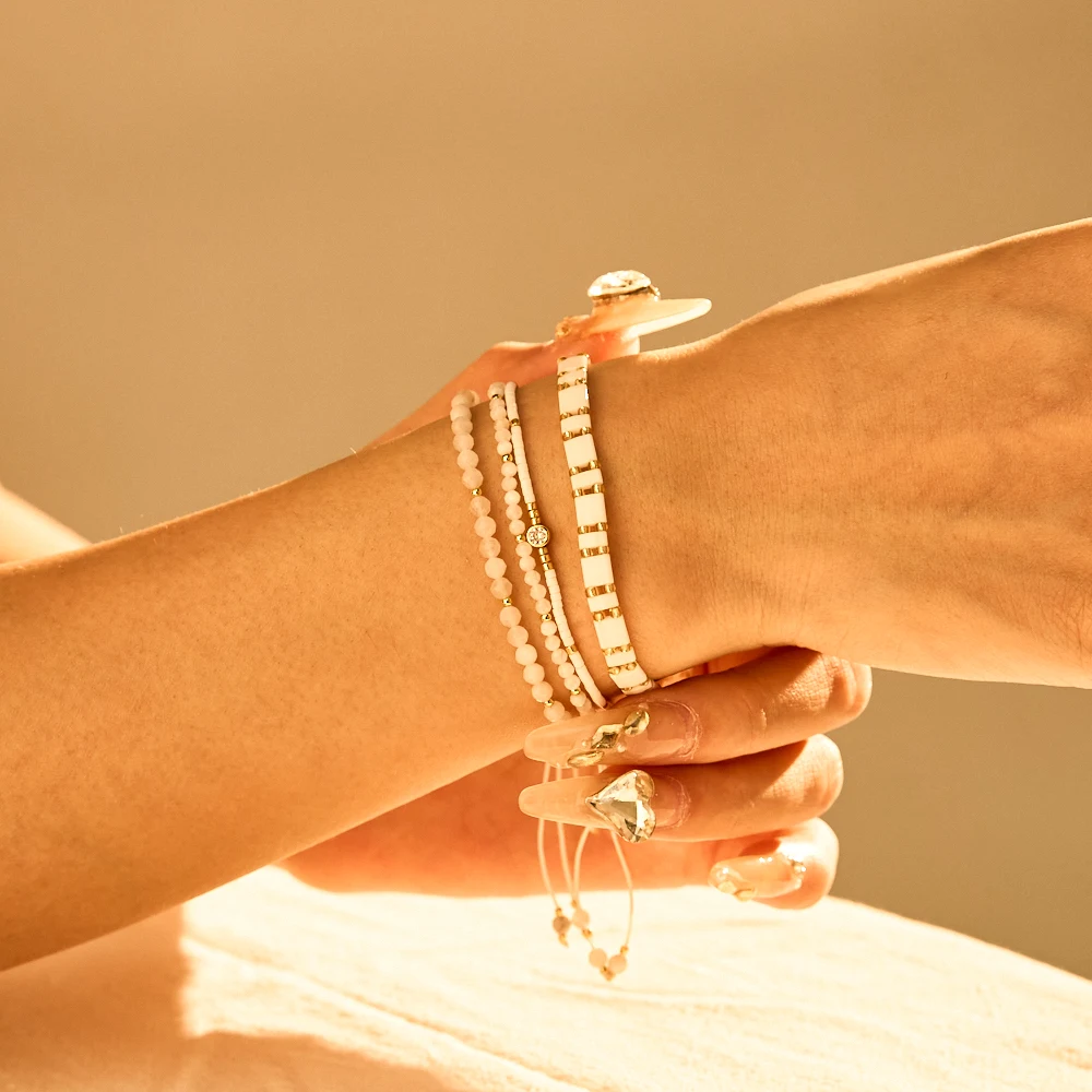 Miyuki Tila Beads Bracciale Per Donna Fashion Impilabile Colorato Charm Pulseras Femme Accessori 1024561