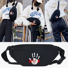 

Hot Sale Palm Print Waist Pack Female New Sports Fashion Chest Handbag Unisex Waist Bag Ladies Waist Packs Belly Belt Bags Purse