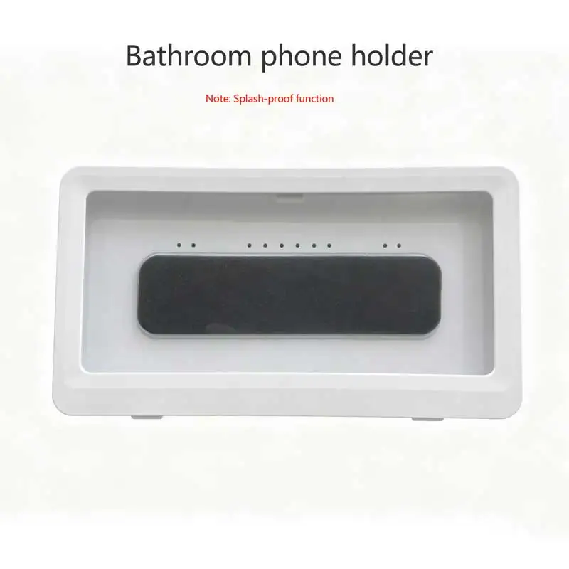 Scatola impermeabile da parete per cellulare, custodia protettiva con touch screen, supporto per cellulare, contenitore sigillato per cucina - immagine 6