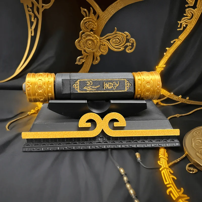 3D Print Black Myth Golden Cudgel Fidget Spinner Multi playability Slider Ratchet Gyro Rotating Push Block EDC Decompression Toy
