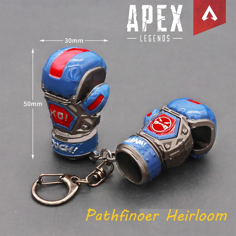 

Apex Legends Heirloom 2set/pcs Boxing Gloves Pathfinder Weapon Alloy Keychain Model Anime Katana AccessoriesChildren Toys Gifts