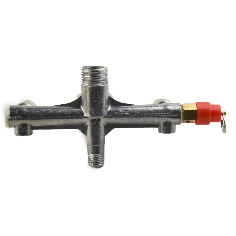 Air Compressor Switch Pump Parts Aluminum bracket For Piston Power Push-pull valves Red cap Regulator Workshop