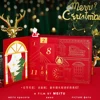 2025 Christmas Advent Calendar DIY Face Cream Concealer Essence Christmas Makeup Set Countdown Calendar Gift Box Skin Care Set 1