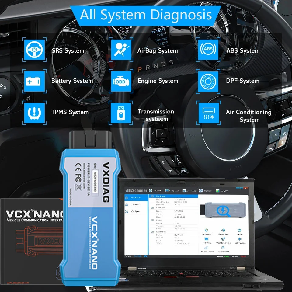 2025 VXDIAG VCX NANO NX400 For Toyota For Lexus Newest Techstream