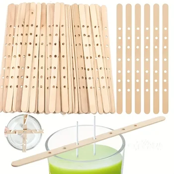 Wooden Candle Wick Holders 1