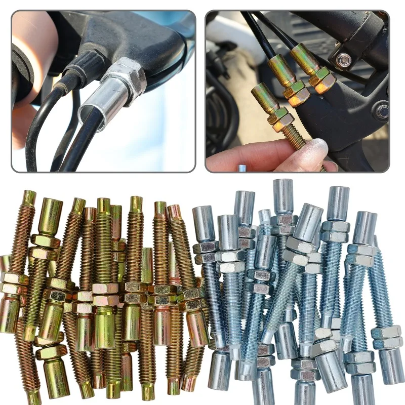 M8 Brake Cable Adjuster  Screw Replacement Part for Mountain Bike Road Motorcycle Clutch Cable Tension Adjustment Repair Tools