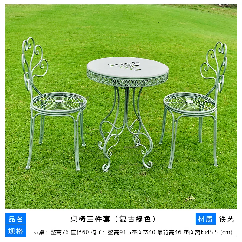 green-1 table 2chair