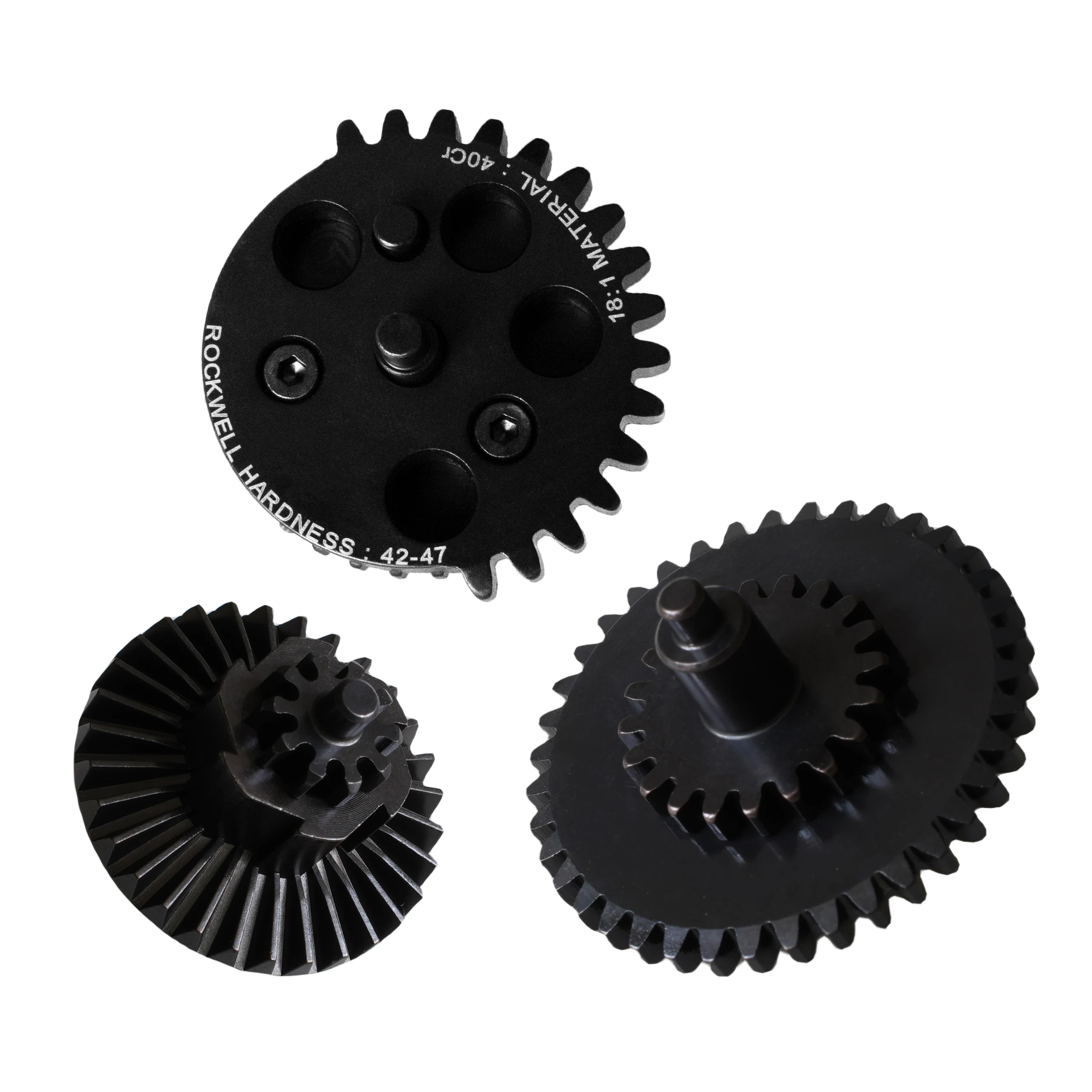Presale Super High Speed CNC Steel Cut 40Cr Series Tactical Gear Set 12:1/13:1/16:1/18:1 for AEG EBB Version 2/3 Airsoft Gearbox 2