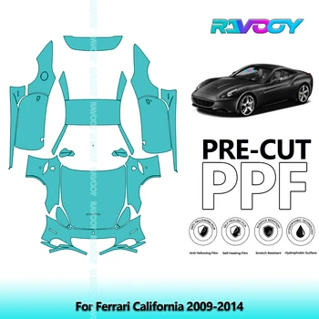 Pellicola protettiva per vernice PPF pretagliata per auto, veicolo completo per Ferrari California 2009-2014