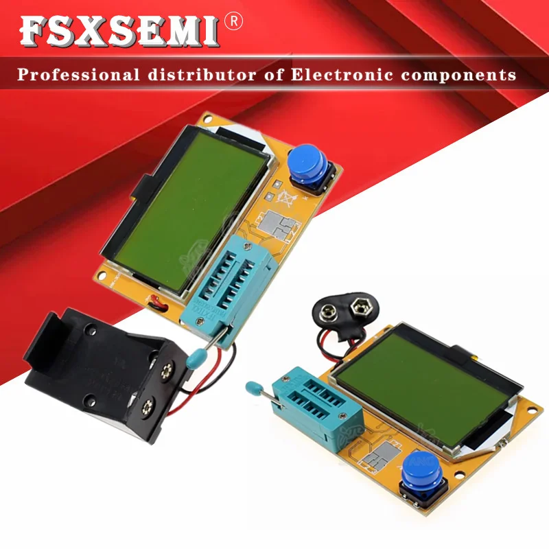 Lcr-T4 Esr Meter Transistor Tester Diodo Triodo Capacità Mos Mega328 Transistor Tester