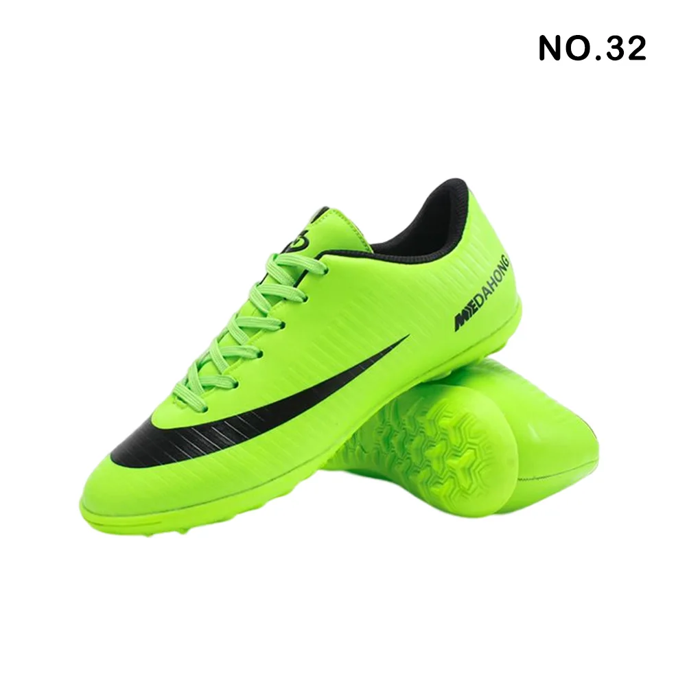 

1 Pair Soccer Shoe Football Sneakers Fine Workmanship Breathable Convenience Unisex Men Trainers Rugby Shoes 32