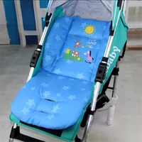 Cute Printed Pattern Stroller Seat Cushion Children Thickened Soft Universal Dining Chair Cushion Baby Stroller Cotton Pads