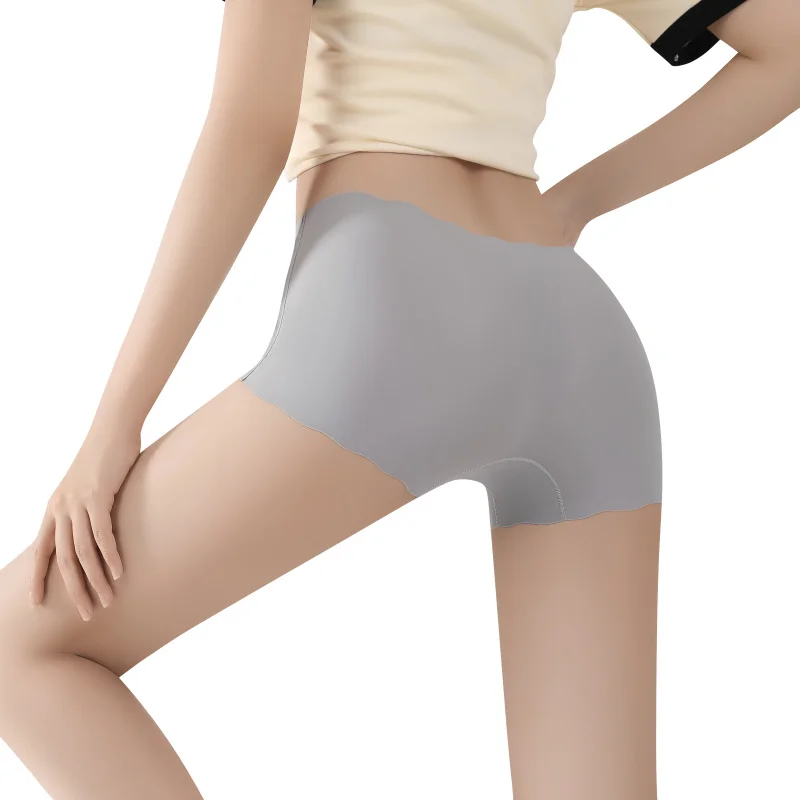 3PCS/set Women's Summer Shorts Fashion Ice Silk Underwear Plus Size Shorts Panties Safety Short Pants Seamless Under the Skirt