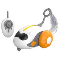 Cat Toy Ball Automatic Rolling Smart Cat Toy Car Interactive Car Remote Control Electric Car Indoor Pet Kitten Supplies 6