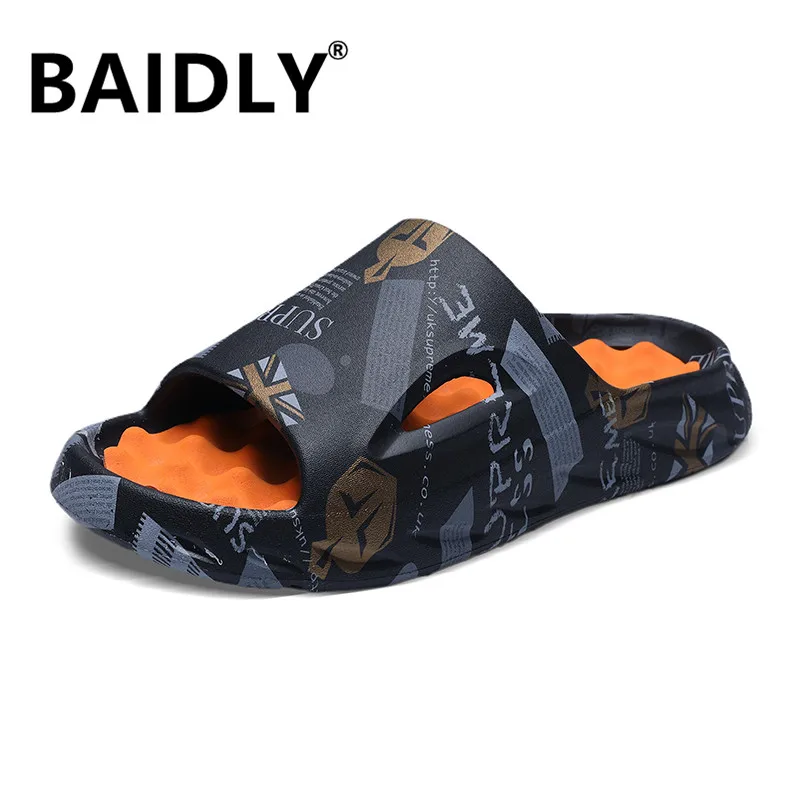 Summer Cool Women Men Slippers Soft Sandals Women Beach Casual Shoes Light EVA Slides Brand Men Flip-flops Men's Sandals
