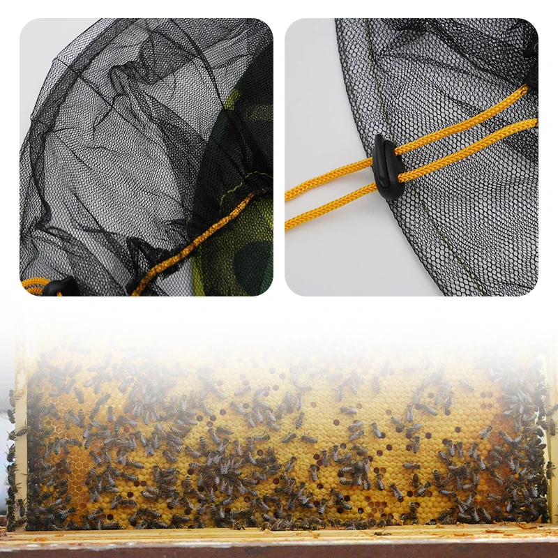 Bee Hat Breathable Beekeepers Hat Beekeeper Hats With High Visibility Veil Face Protection Outdoor Bee Keeper Anti-mosquito