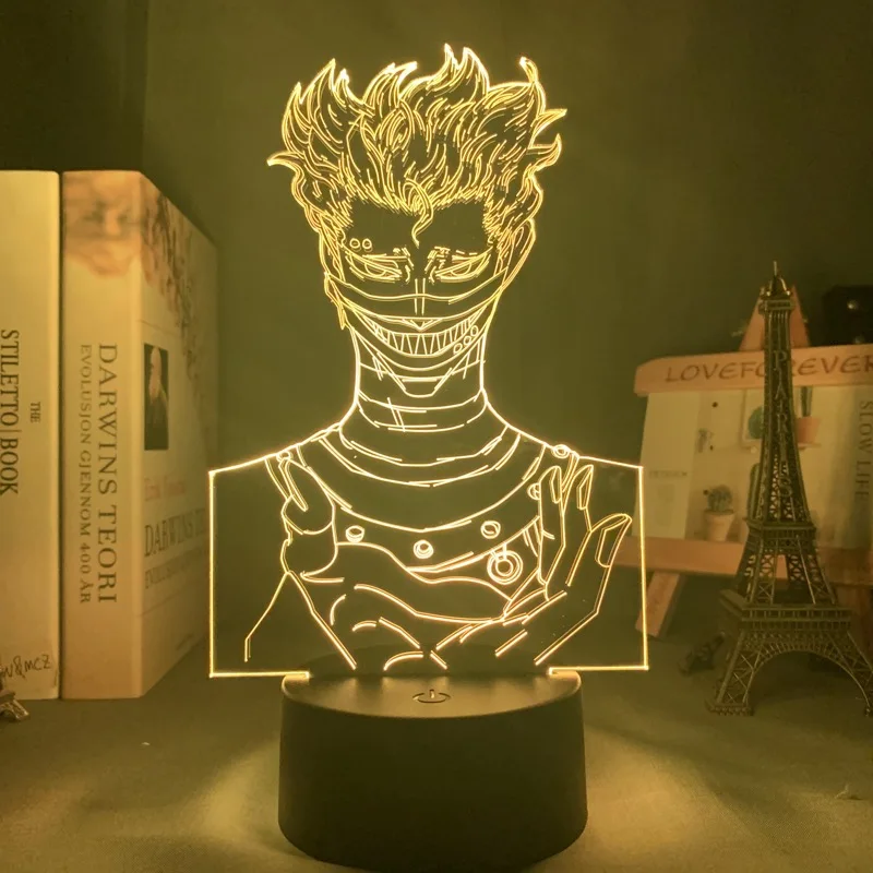 Acrylic 3D Anime Lamp - Black Clover Asta Nightlight