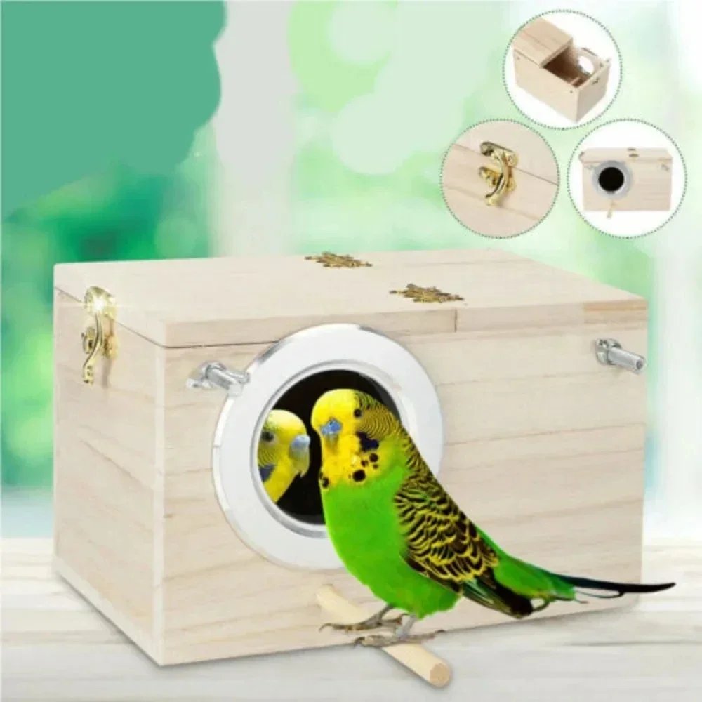 Bird Breeding Box Cage Nest For Parrot