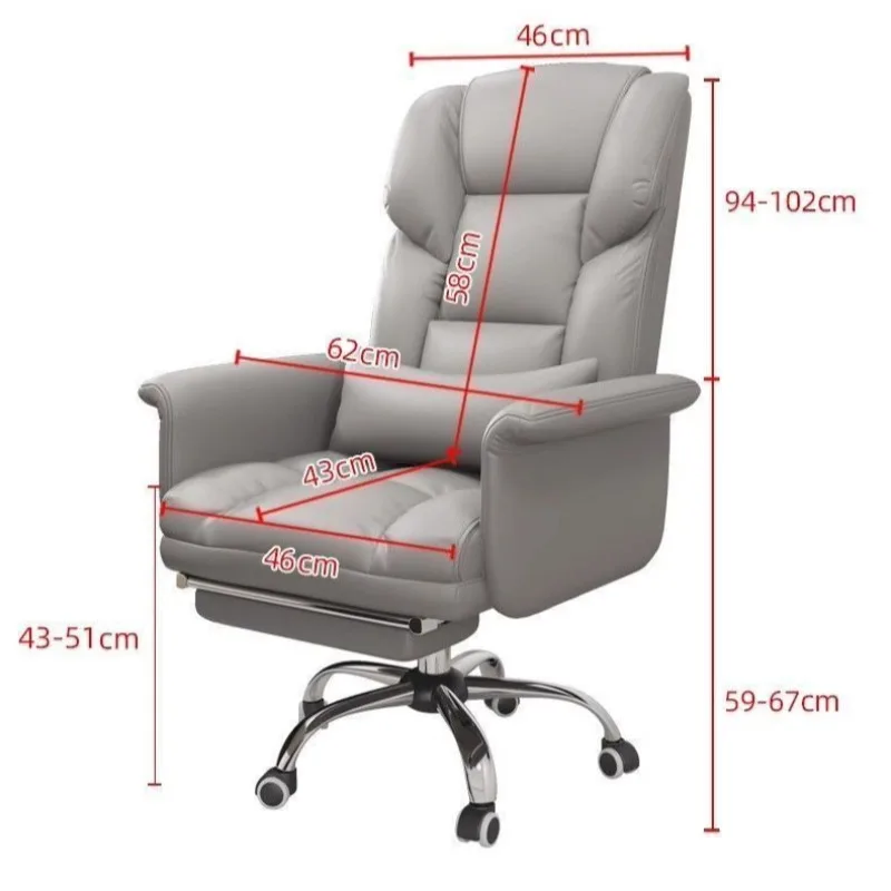 Soggiorno Design Sedia da ufficio Gaming Comodo studio Braccioli Sedia da ufficio Cuscino direzionale Cadeira De Gamer Accessori per la casa - immagine 5