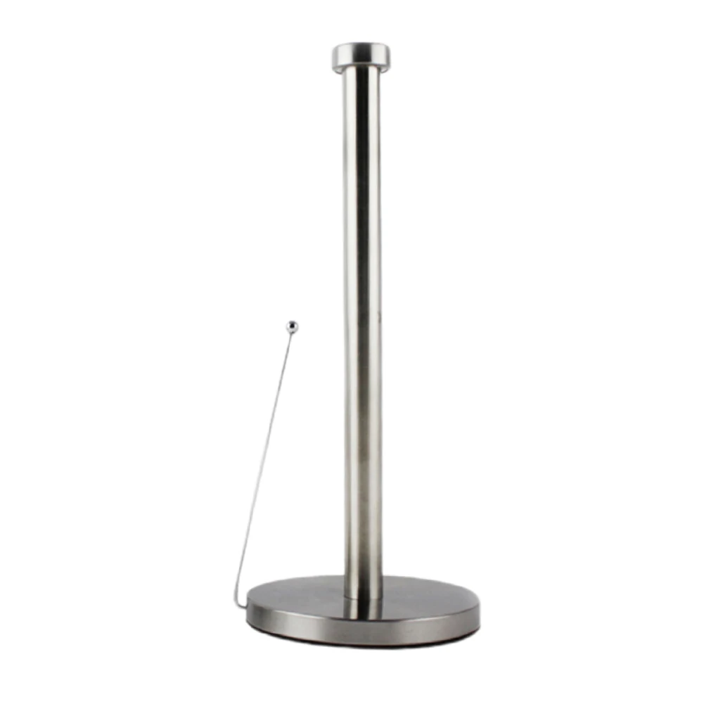 Description Picture 6 of itemKitchen Roll Holder with Round Base Standing Toilet Paper Holder Stainless Steel Roll Paper Towel Rack for Home Kitchen