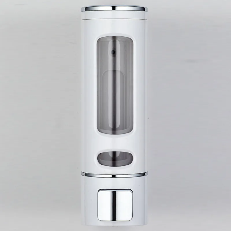 Bathroom Wall Mounted Shower Pump Dispenser Bath Washing Hand Shampoo Liquid Soap Gel Container Kitchen Hotel Accessories soap dispenser,shampoo dispenser