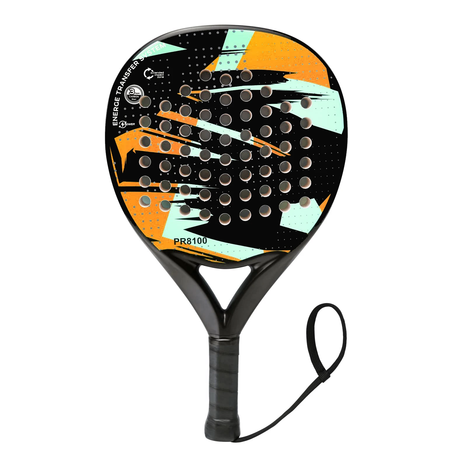 Padel Racket Carbon Fiber Surface EVA Memory Flex Foam Core Lightweight padel racket