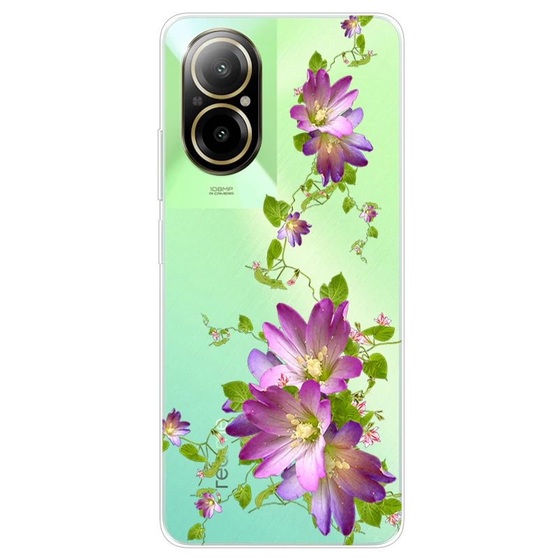 Transparent Cute Soft Silicone TPU Phone Case with Clear Bumpers