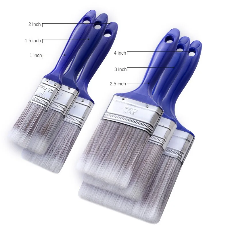 Multifunction PVC Glue Brush Plastic Handle BBQ Brush for Wall and Furniture Paint Tool Painting Artist Paint Brushes