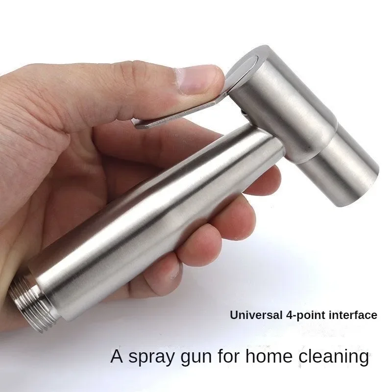 Bidet Sprayer Bidet Faucet 304 Stainless Steel Handheld Toilet Bidet Sprayer Gun Portable Toilet Shower Bathroom Self Cleaning
