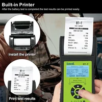 Lancol BT-T 12V Auto Battery Diagnostic Tool  For Digital  Battery Tester With Printer  For Fast And Simple Print  Test Result - Image 3