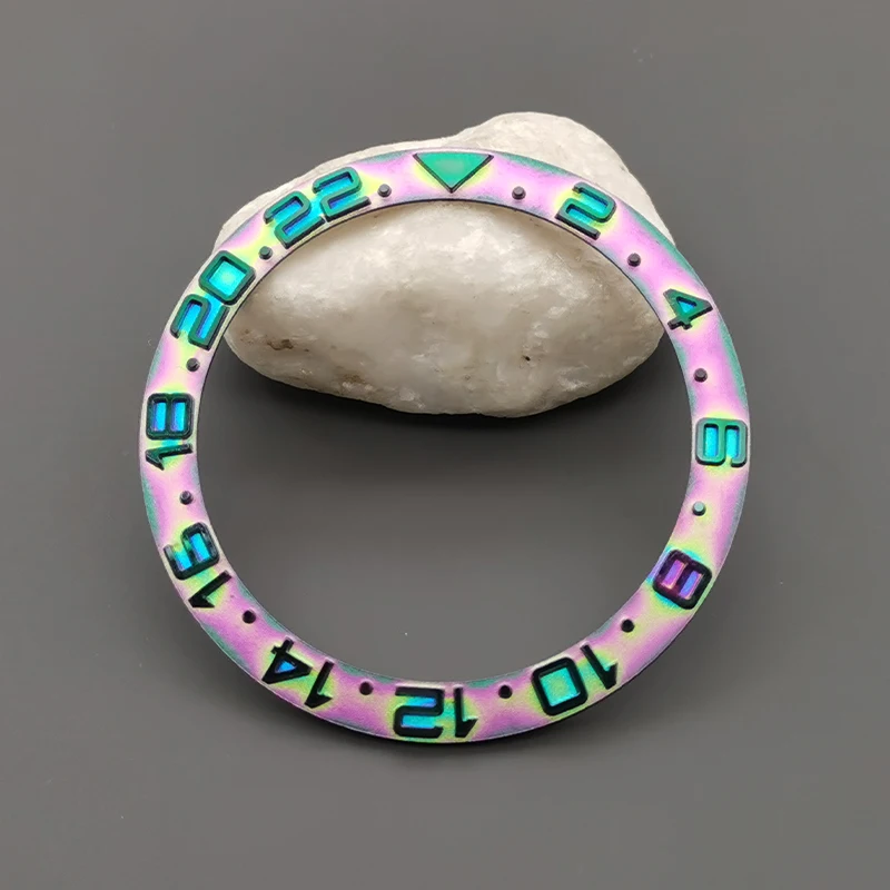 Curved Metal Bezel Insert Ring