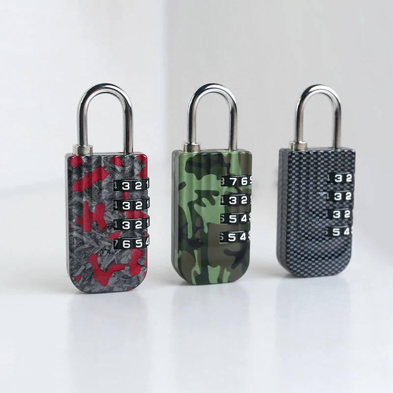 

Ccamouflage Carbon Fiber Series Password Lock Combination Lock For Travel Luggage Suitcase Anti-theft Code Padlock Code Lock