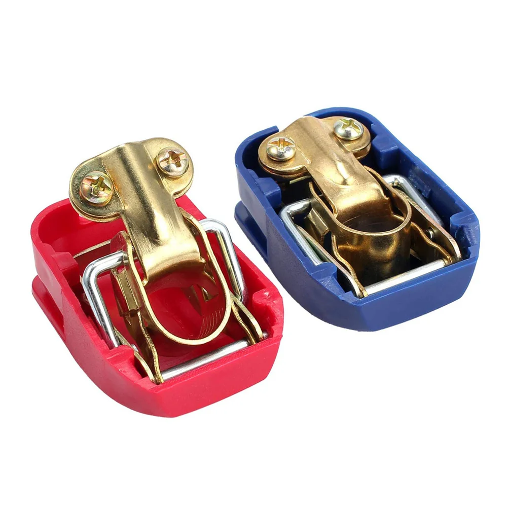 Universal 1 Pair Battery Quick Release Connectors Disconnect Terminals Red & Black for Car Caravan Boat Motorcycle |