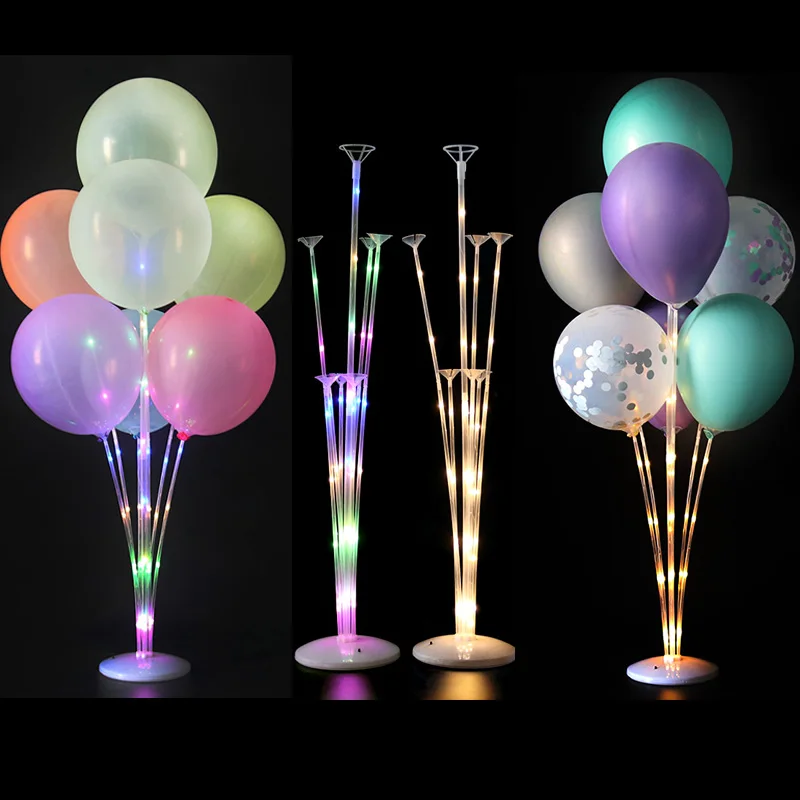 Balloon Column Stand Kit Balloon Arch Stands With Bases Balloon Tower Holder For Birthday Wedding Baby Shower Graduation Party