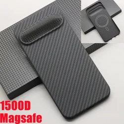 HANWOR Ultra - Thin Carbon Fiber Magnetic Case with Magsafe Support - Premium 600D Aramid Fiber Cover for Pixel 10 Pro XL (Magnetic - 1500D)