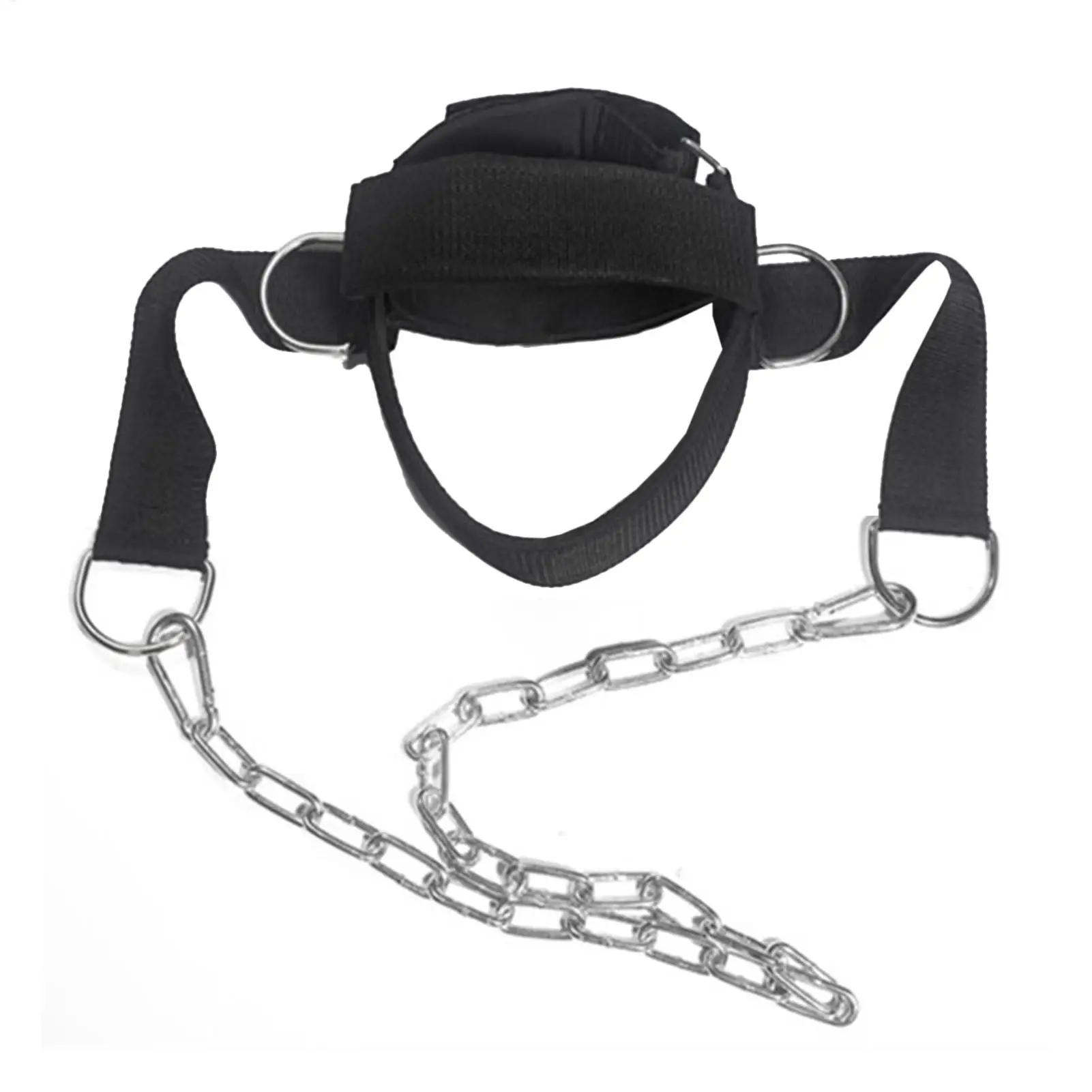 Adjustable Head Neck Trainer Neck Exerciser Head Harness Weight Lifting Belt Head Training Belt For Fitness Head Injury Recovery