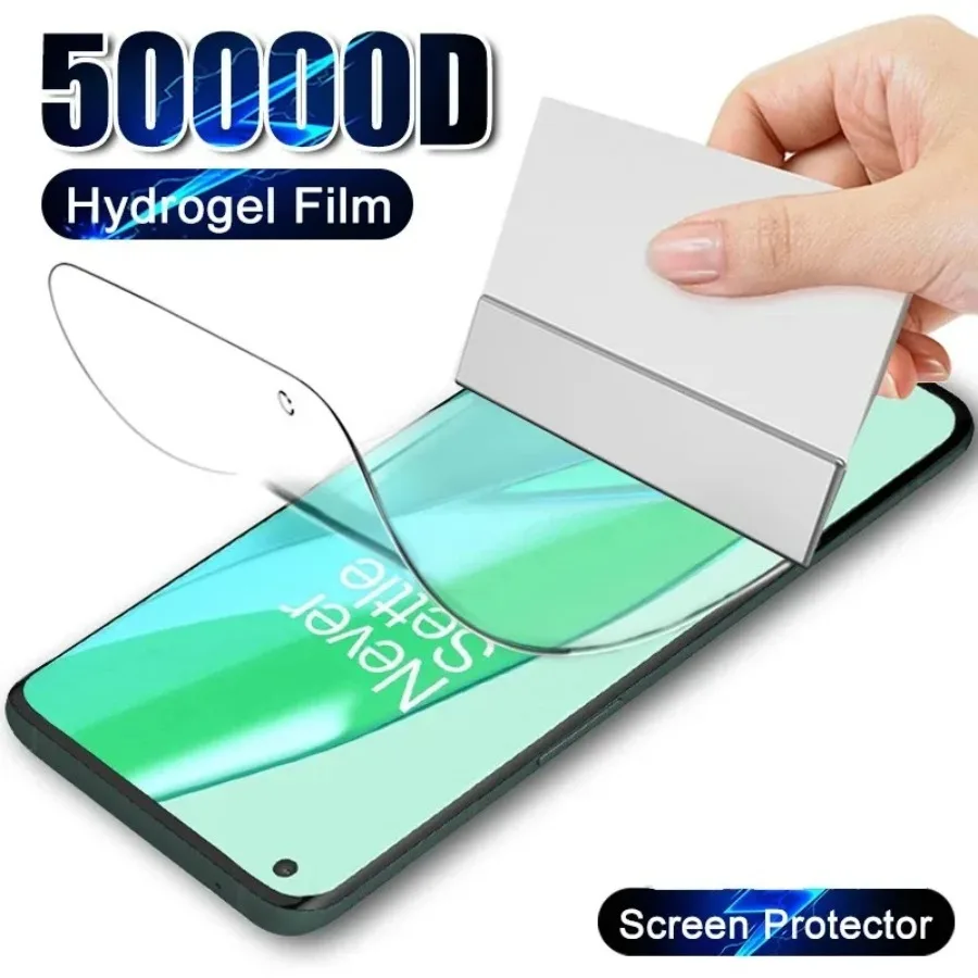 4Pcs Hydrogel Film für OnePlus 10 Pro Screen Protector für Oneplus 13 13R 13T 11 9R 9 8T 8 7T 7 Pro Nord 2 4 6T 6 ACE 5 3 Pro