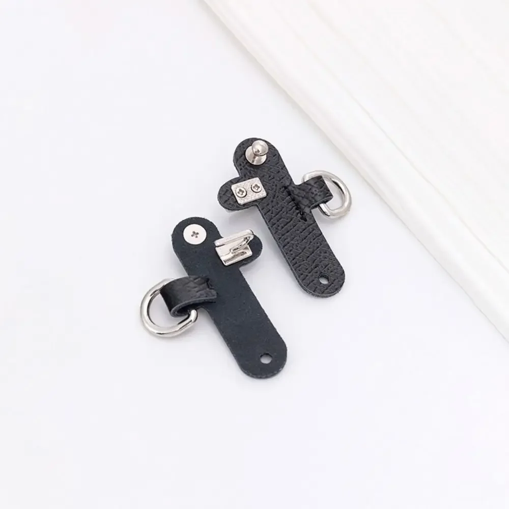 Premium Genuine Leather Shoulder Strap with Punch-Free Buckle Conversion