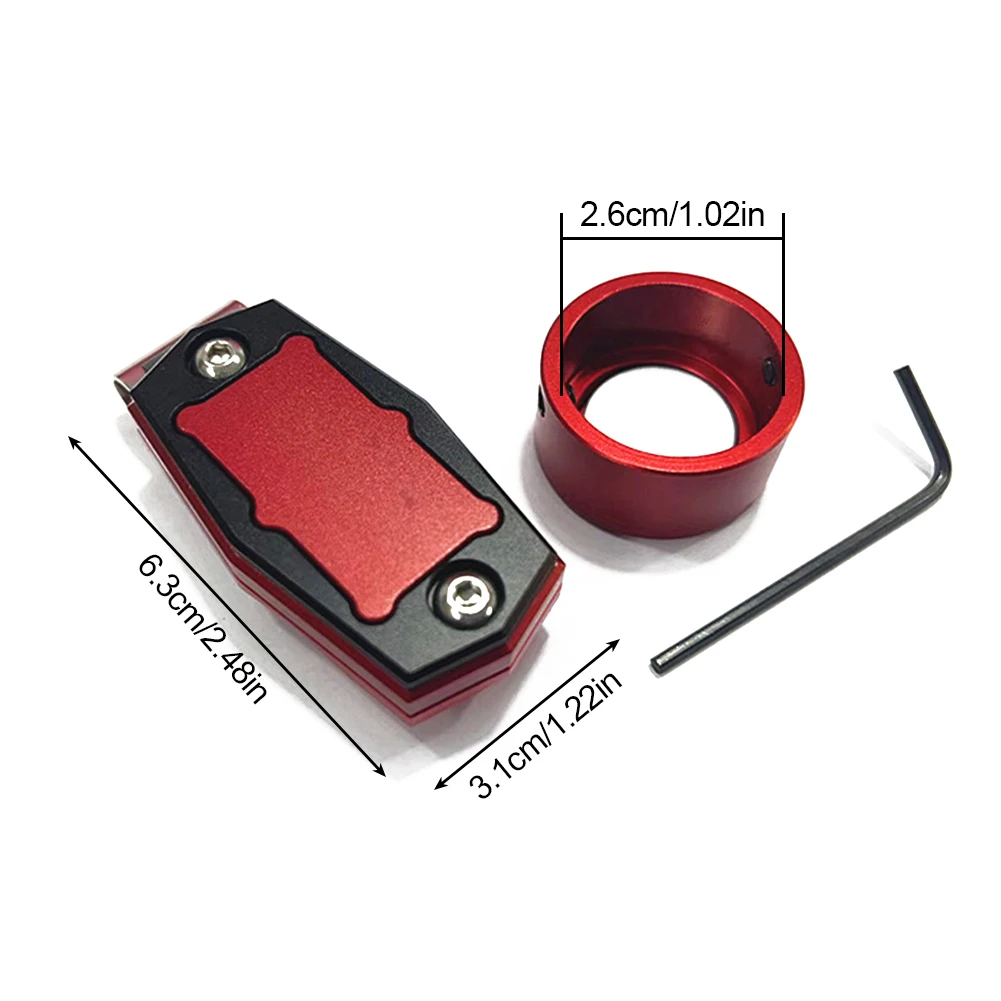 Billiard Magnetic Chalk Holder with Belt Clip Portable Chalk Case Mini with Wrench Pool Cue Snooker Accessories Practical Tool