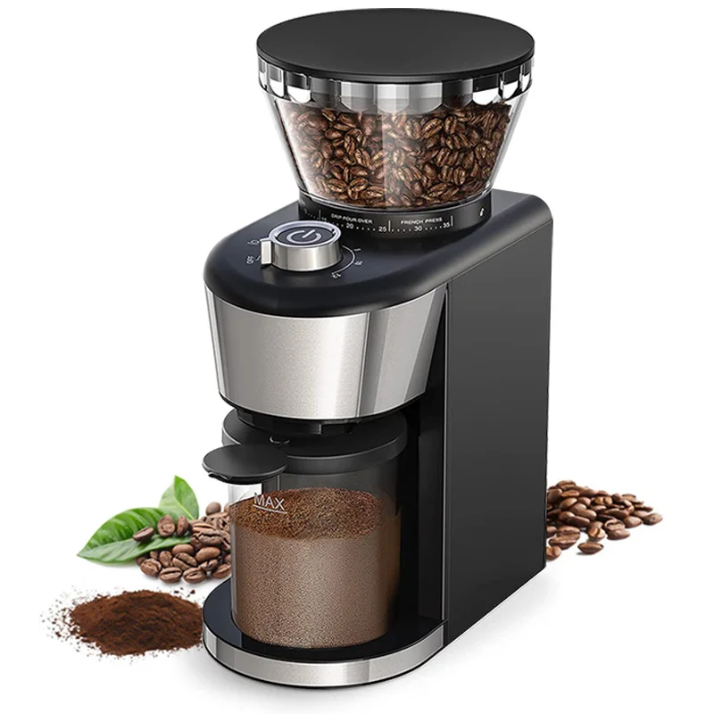 

Electric Coffee Grinder One-Touch Contro with 35 Grind Settings for 2-12 Cup,For Espresso, Drip Coffee & French Press Coffee