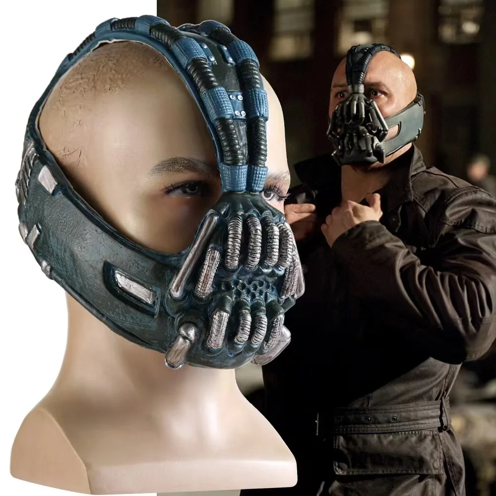 Bane Mask Headset Batman Villain Bane Helm Luxus Prop League of Legends Halloween Maske – Detail 2