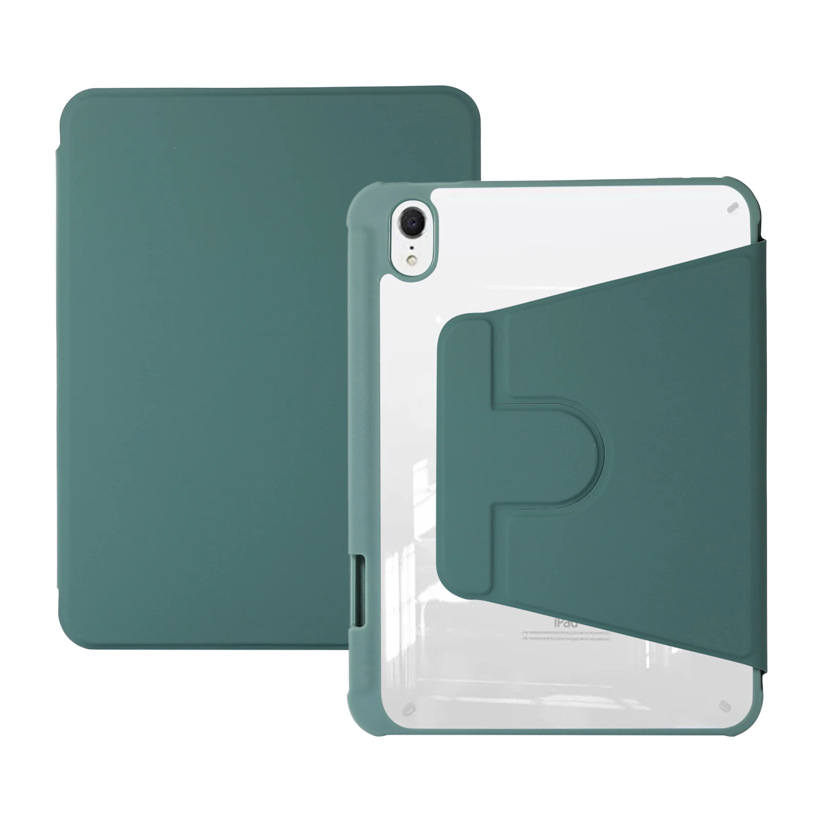 

360° Rotating Tablet Protective Case with Stand and Stylus Slot Shockproof For iPad 9.7 10.2 10.5 11 12.9 Inch Air4 3 2 1 Mini6